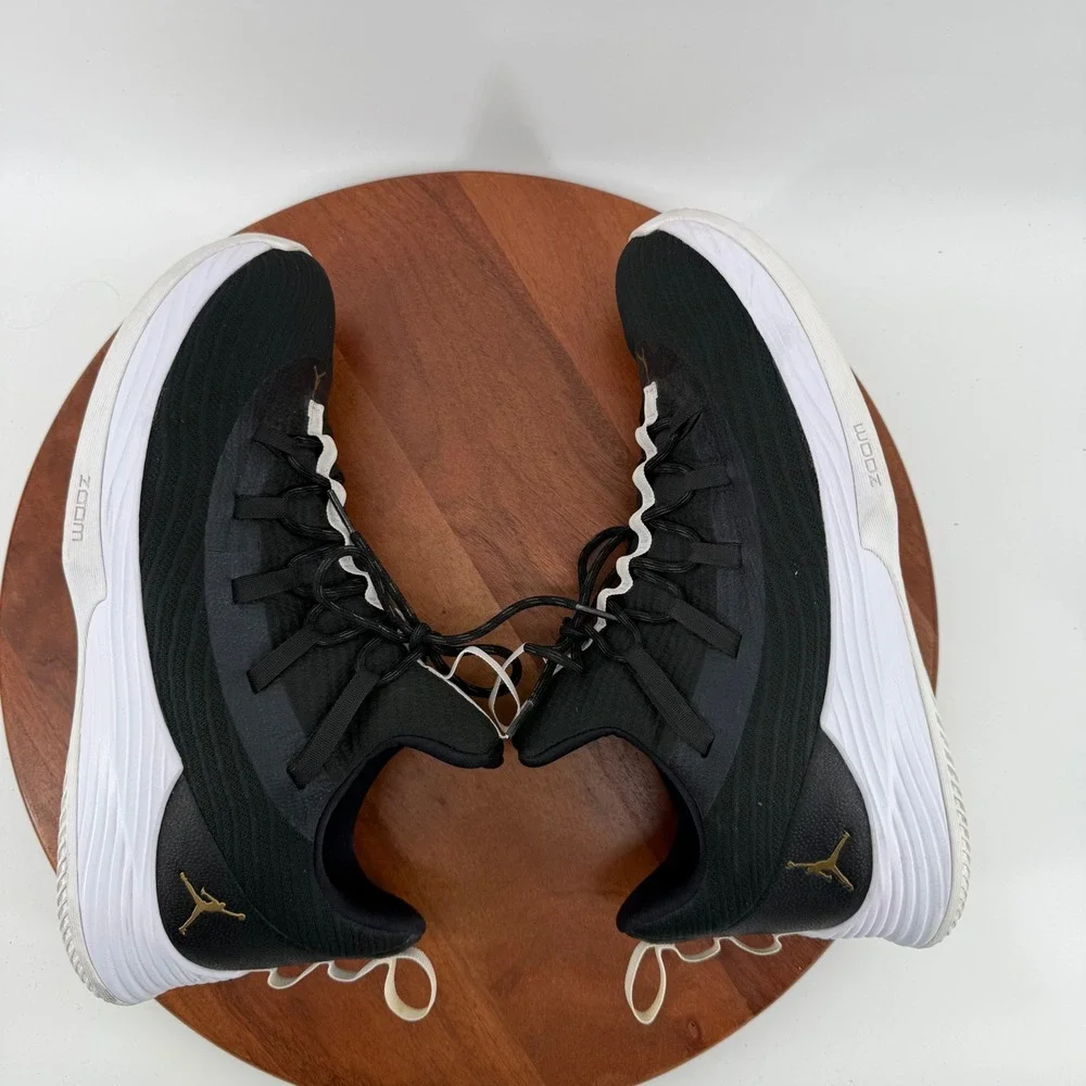 Nike Jordan Fly Unlimited Black White Mens Basketball Shoes AH8110-021 Size 13